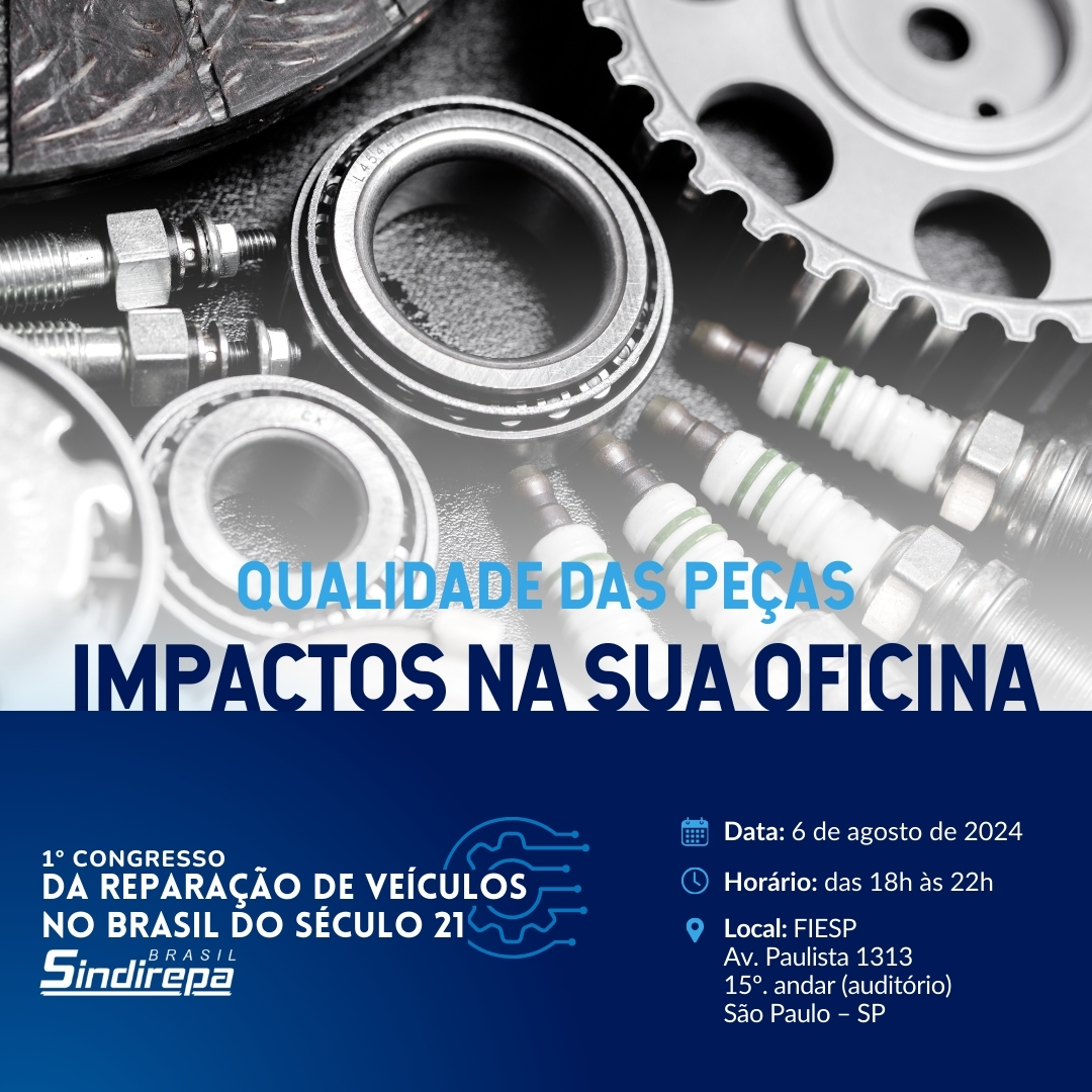 Read more about the article A qualidade das peças comercializadas no mercado será um dos temas do 1º Congresso da Reparação de Veículos no Brasil